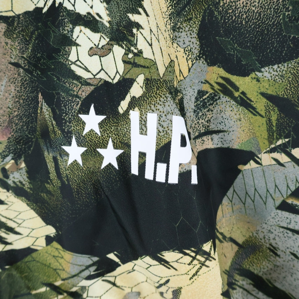 HERON PRESTON(ヘロンプレストン) LOGO PATCH CAMOUFLAGE PRINT JACKET ロゴパッチ カモ柄 ジップアップジャケット マルチカラー HMEB013S22FAB001