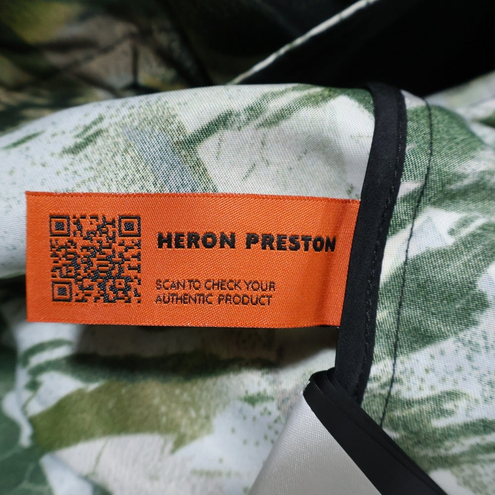 HERON PRESTON(ヘロンプレストン) LOGO PATCH CAMOUFLAGE PRINT JACKET ロゴパッチ カモ柄 ジップアップジャケット マルチカラー HMEB013S22FAB001