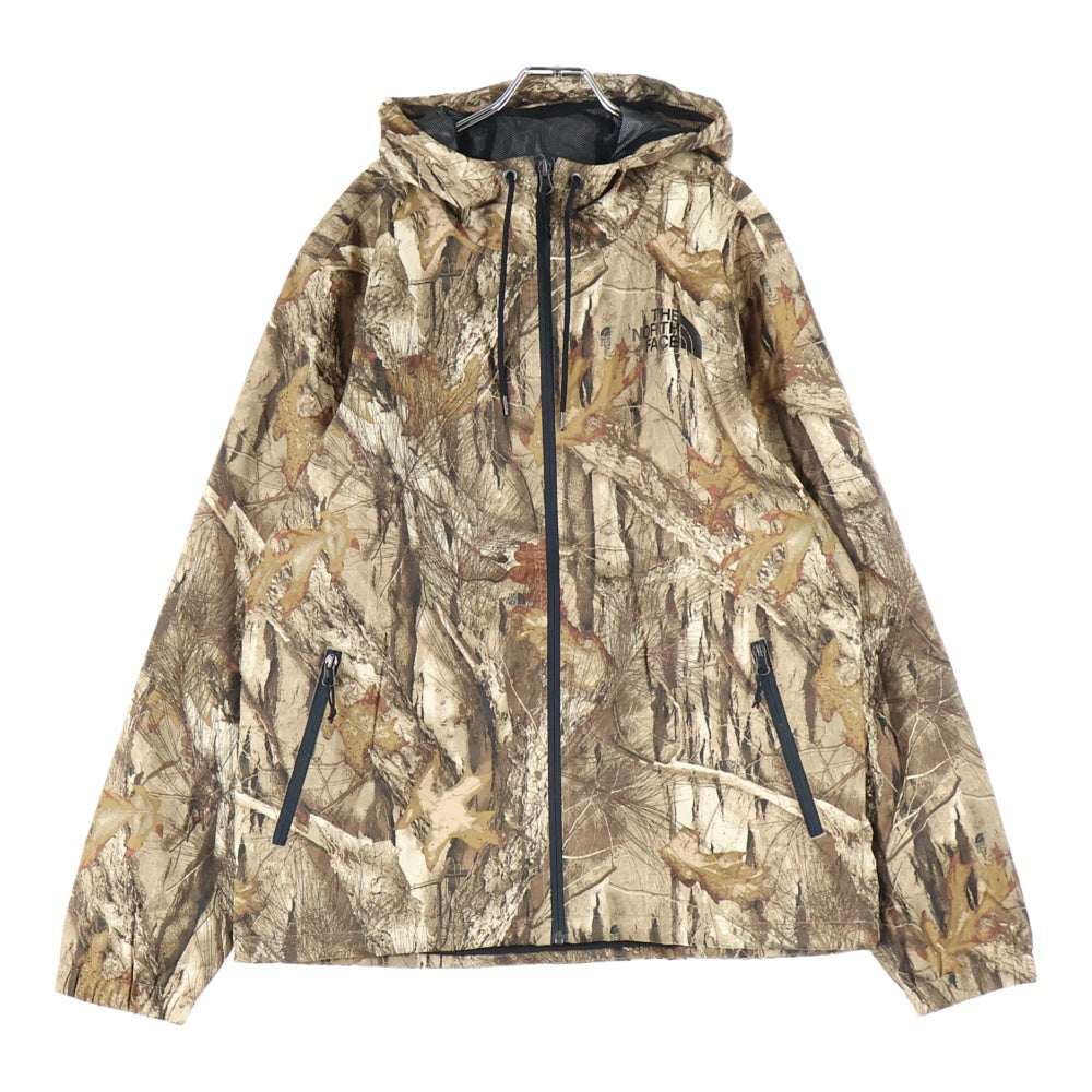 THE NORTH FACE(ザノースフェイス) NOVELTY RAIN SHELL JACKET リアルツリーカモ ノベルティ レイン シェルジャケット ブラウン NF0A52ZX