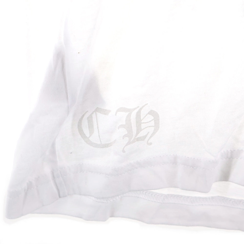 CHROME HEARTS(クロムハーツ) MLTCOL CEM CRS T-SHRT マルチカラーセメタリークロス クルーネック 半袖Tシャツ カットソー ホワイト