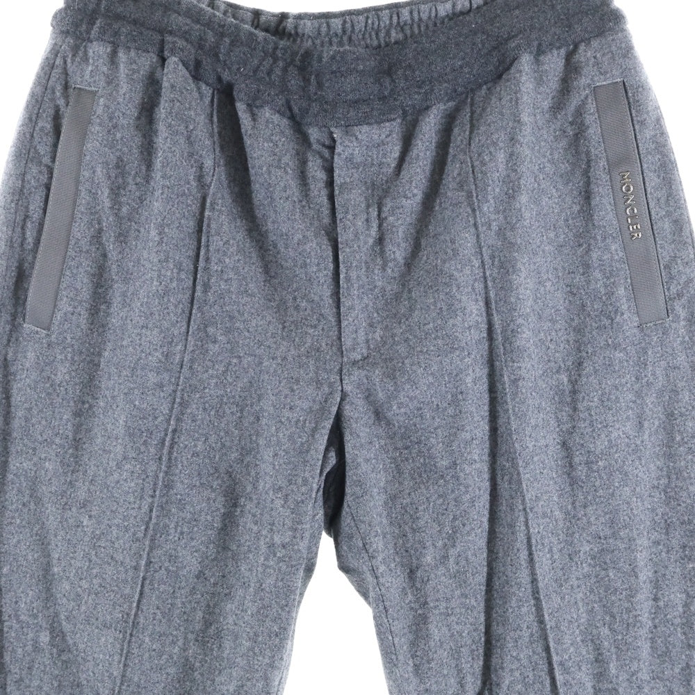 MONCLER(モンクレール) 21AW PANTALONE ロゴモチーフ ウール イージーパンツ グレー G20912A00015 54233