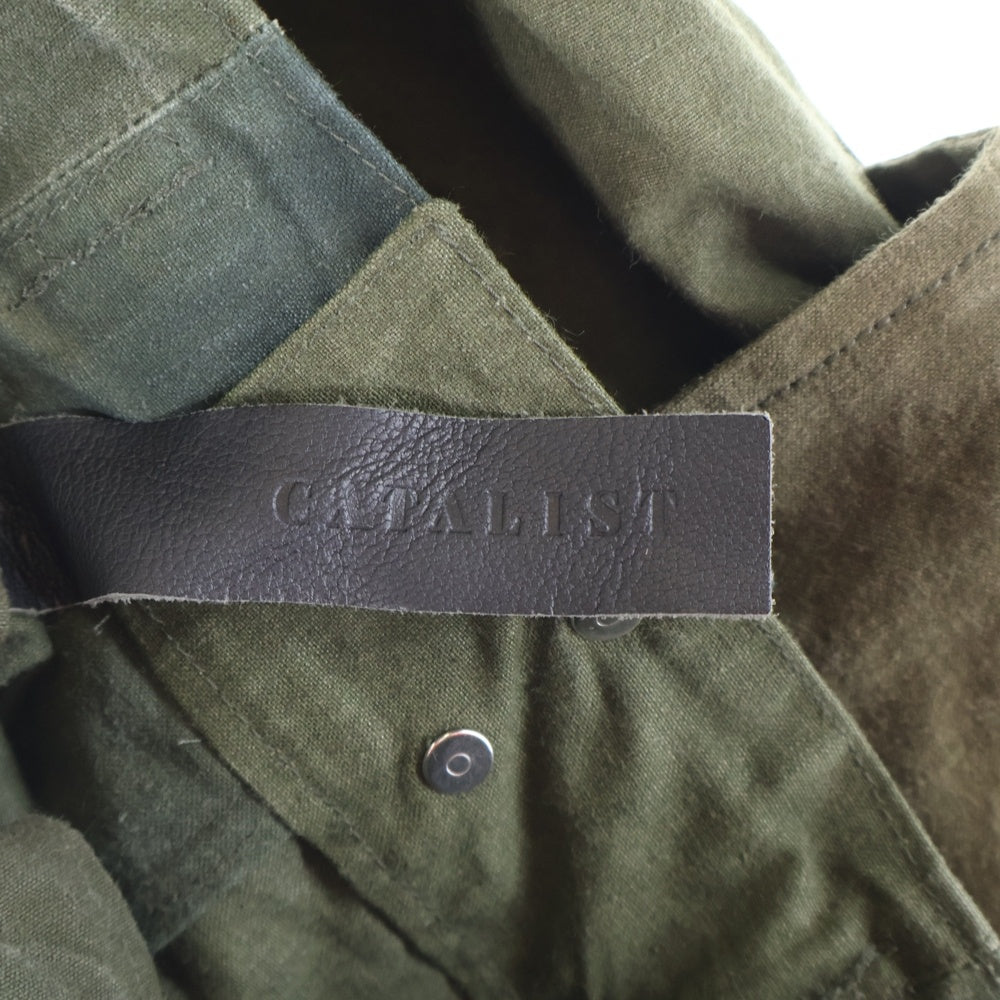 cvtvlist(カタリスト) 21AW ローラーコースターベルト サイドジップ カーゴ ジョガーパンツ カーキ 21FW0402T