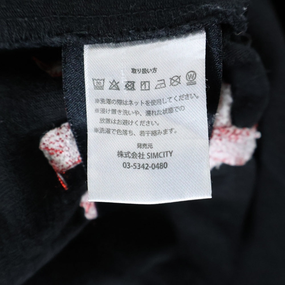 cvtvlist(カタリスト) CRY BITCH TEE クライビッチ バックプリント クルーネック 半袖Tシャツ カットソー ブラック