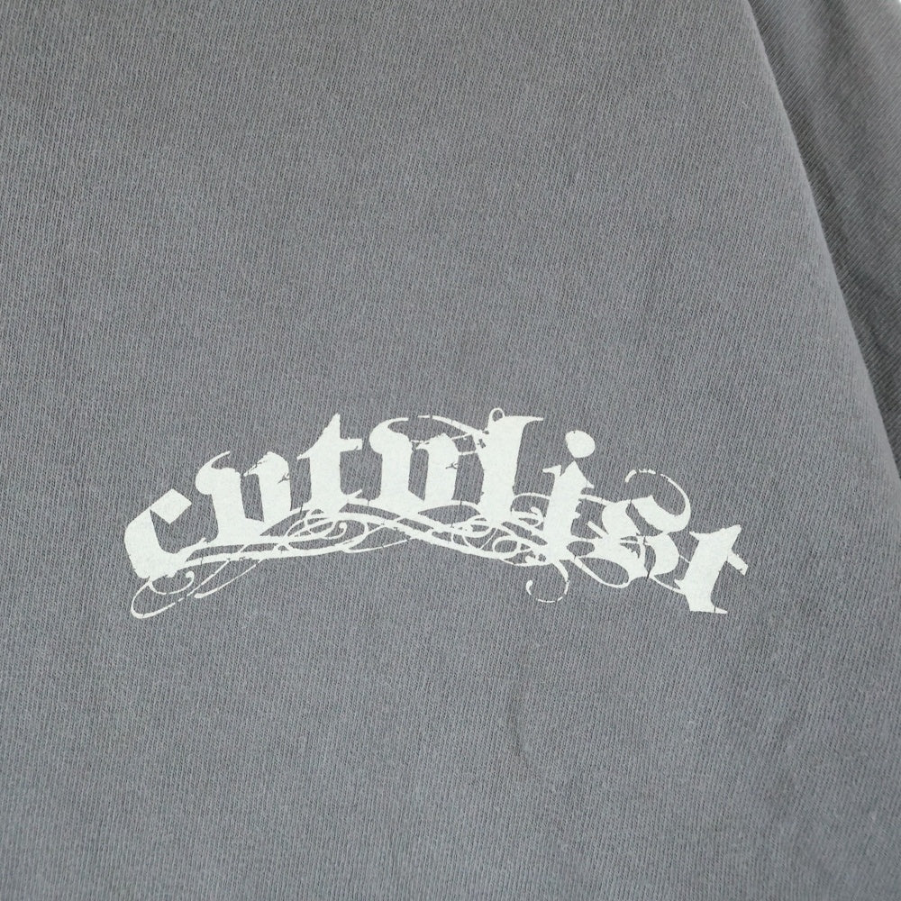 cvtvlist(カタリスト) CREW BASIC TEE 両面プリント クルーネック 半袖Tシャツ カットソー グレー 2101090307
