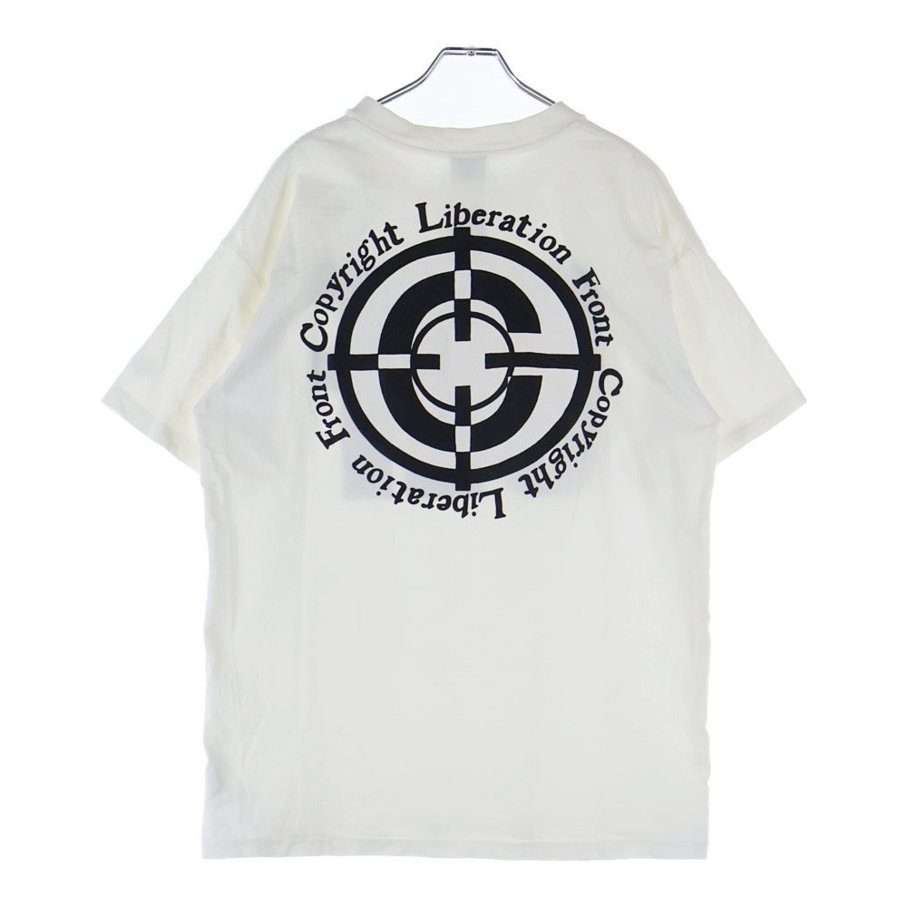 READY MADE(レディメイド) 22SS CLF TARGET TEE 両面プリント クルーネック 半袖Tシャツ カットソー ホワイト RE-CO-WH-00-00-205