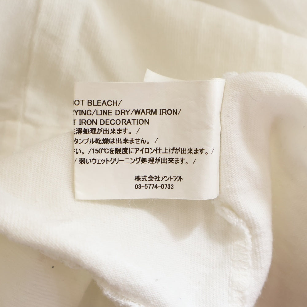 READY MADE(レディメイド) 22SS CLF TARGET TEE 両面プリント クルーネック 半袖Tシャツ カットソー ホワイト RE-CO-WH-00-00-205