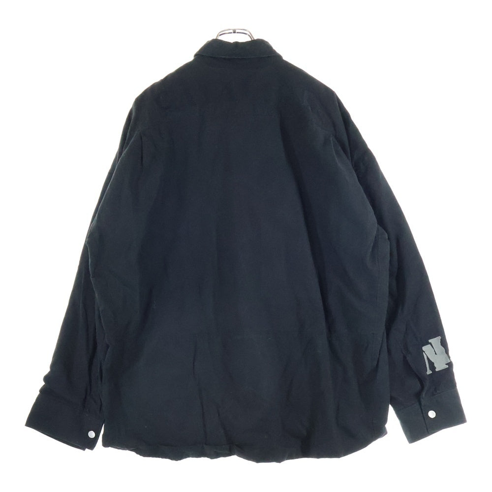 cvtvlist(カタリスト) 21AW VINTAGE ARMY TENT SHIRT ヴィンテージ アーミー テント スナップボタン シャツジャケット ブラック 21FW0203T