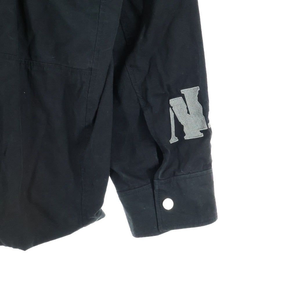 cvtvlist(カタリスト) 21AW VINTAGE ARMY TENT SHIRT ヴィンテージ アーミー テント スナップボタン シャツジャケット ブラック 21FW0203T
