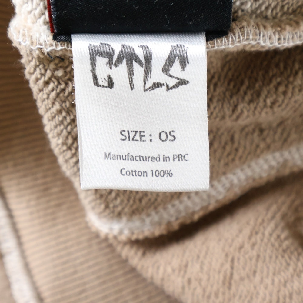 cvtvlist(カタリスト) CRY BITCH HOODIE クライビッチ 両面プリント タイダイ スウェット ノースリーブパーカー ブラウン/ピンク