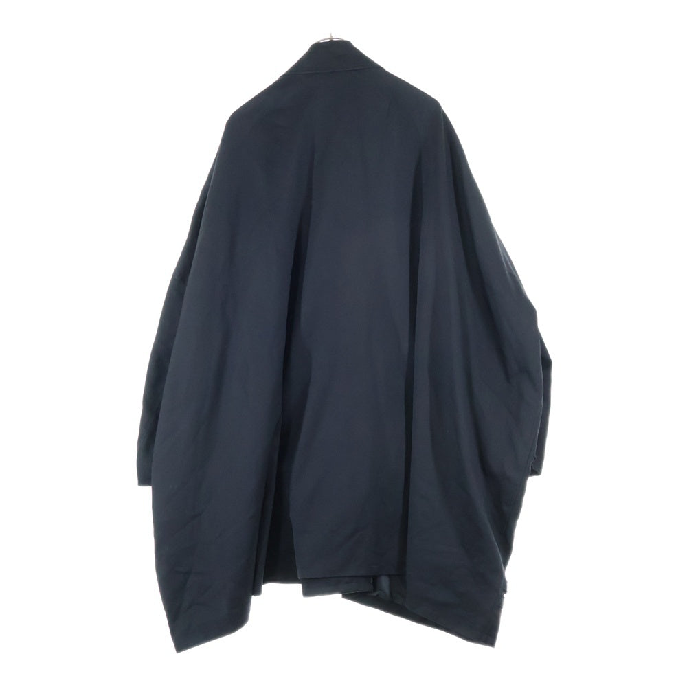 KIDILL(キディル) 22AW RIDERS COAT ウールレーヨン オーバー ライダースコート ブラック KL617