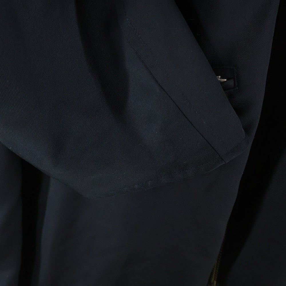 KIDILL(キディル) 22AW RIDERS COAT ウールレーヨン オーバー ライダースコート ブラック KL617