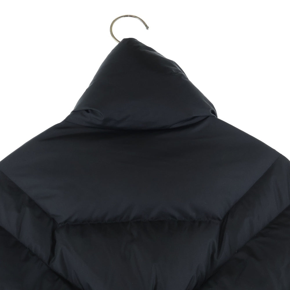 KHRISJOY(クリスジョイ) DOWN JACKET マルチジップデザイン バックロゴ ジップアップ ダウンジャケット ブラック