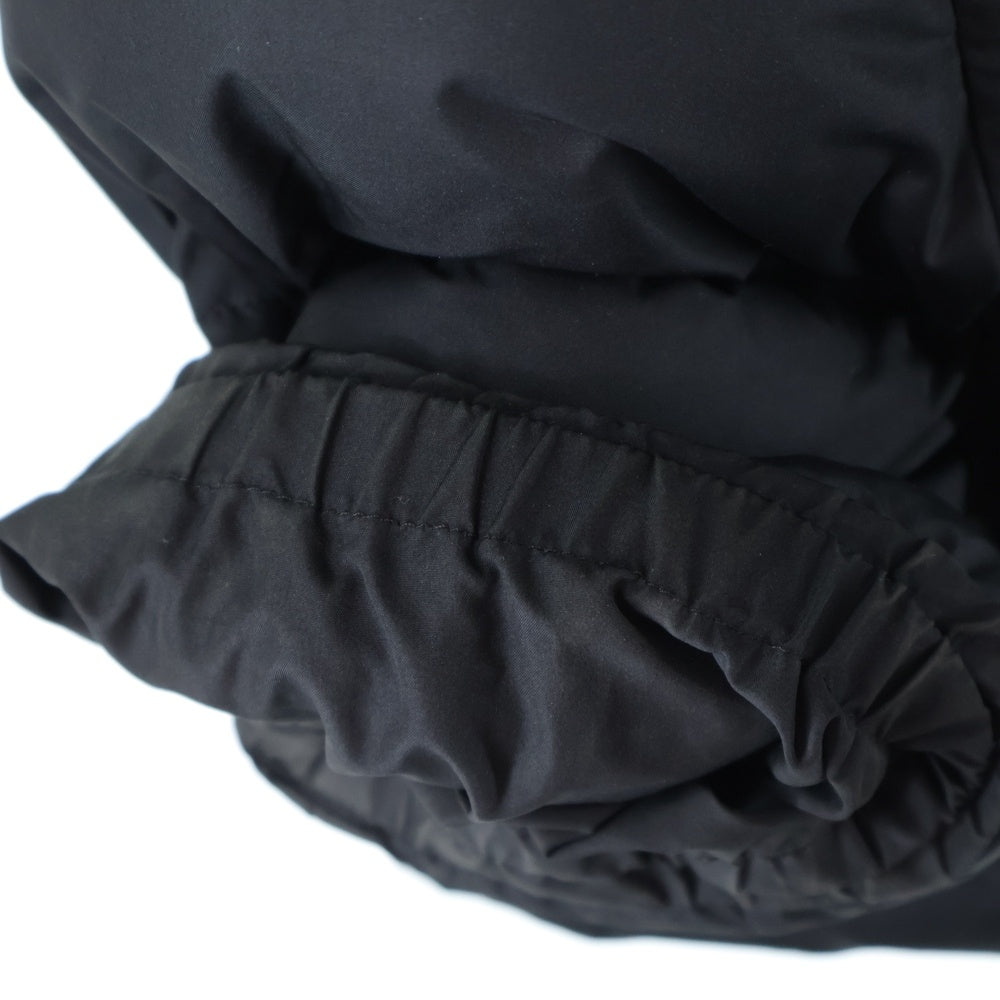 KHRISJOY(クリスジョイ) DOWN JACKET マルチジップデザイン バックロゴ ジップアップ ダウンジャケット ブラック