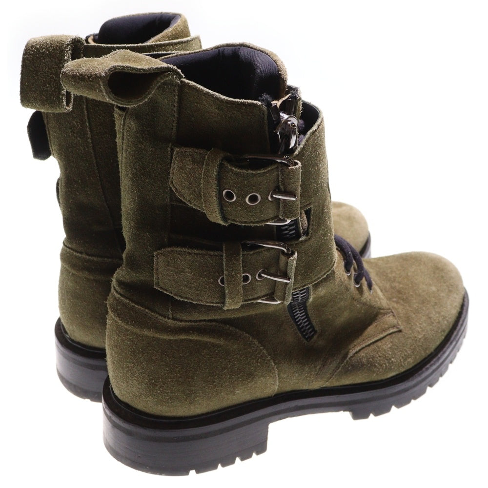 BALMAIN(バルマン) PHIL RANGER BOOT スエード フィル レンジャーブーツ グリーン