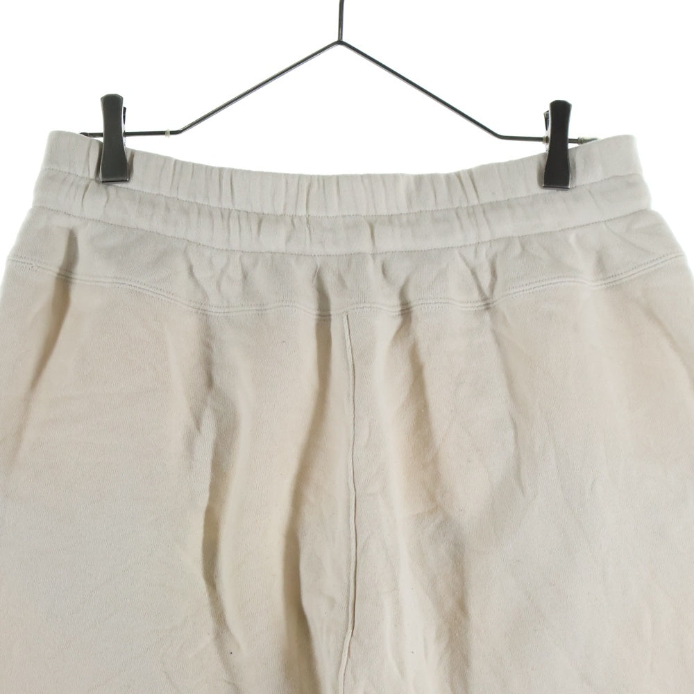 cvtvlist(カタリスト) CTLS ロゴ刺繍 ダメージポケット スウェットショーツ ハーフパンツ アイボリー