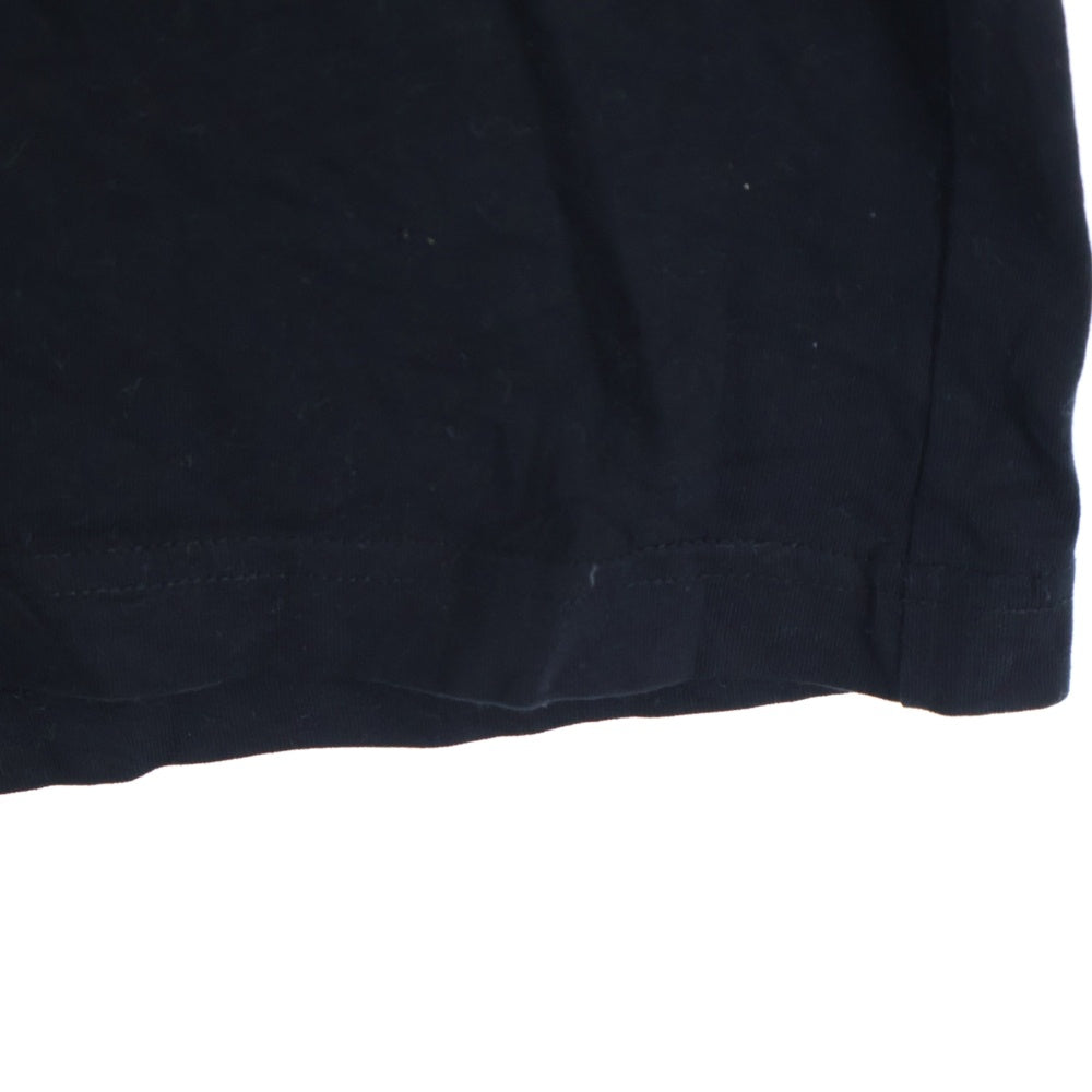 VTMNTS(ブイティーエムエヌティーエス) 22SS ビッグバーコードプリント クルーネック 半袖Tシャツ カットソー ブラック VL12TR120B