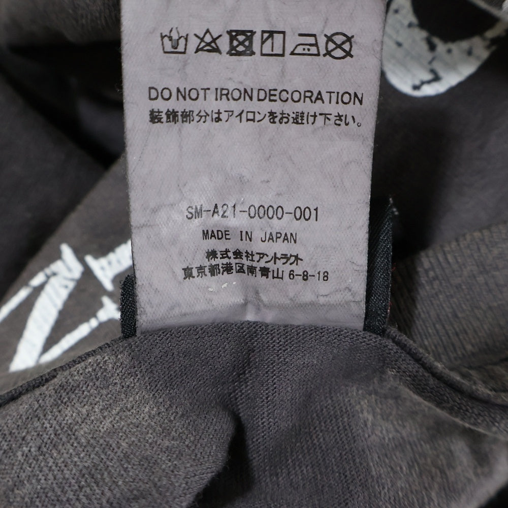 SAINT MICHAEL(セントマイケル) 21AW JESUS BLOCK T-SHIRT ジーザス ブロック 両面プリント クルーネック 半袖Tシャツ カットソー ブラウン SM-A21-0000-001