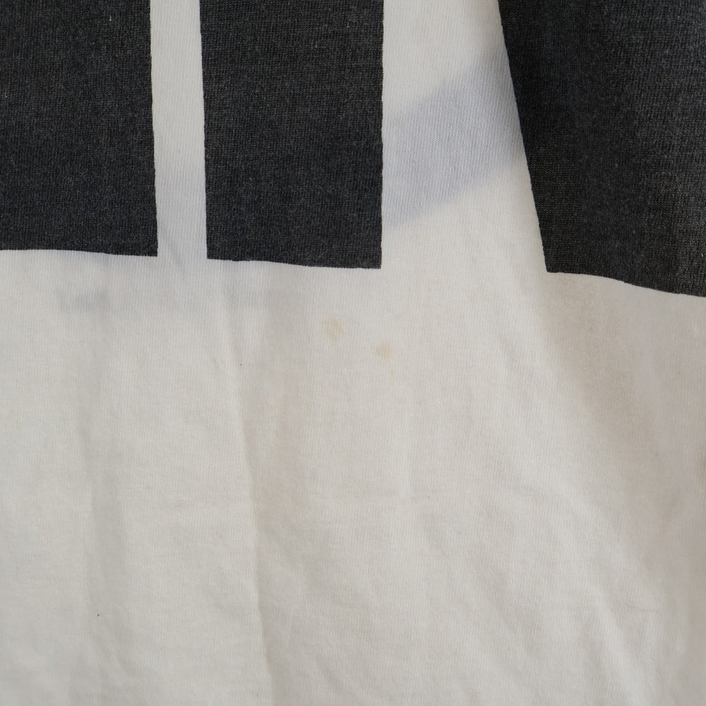 SAINT MICHAEL(セントマイケル) 21AW LS TEE SIN シンプリント クルーネック 長袖Tシャツ カットソー ホワイト SM-A21-0000-015