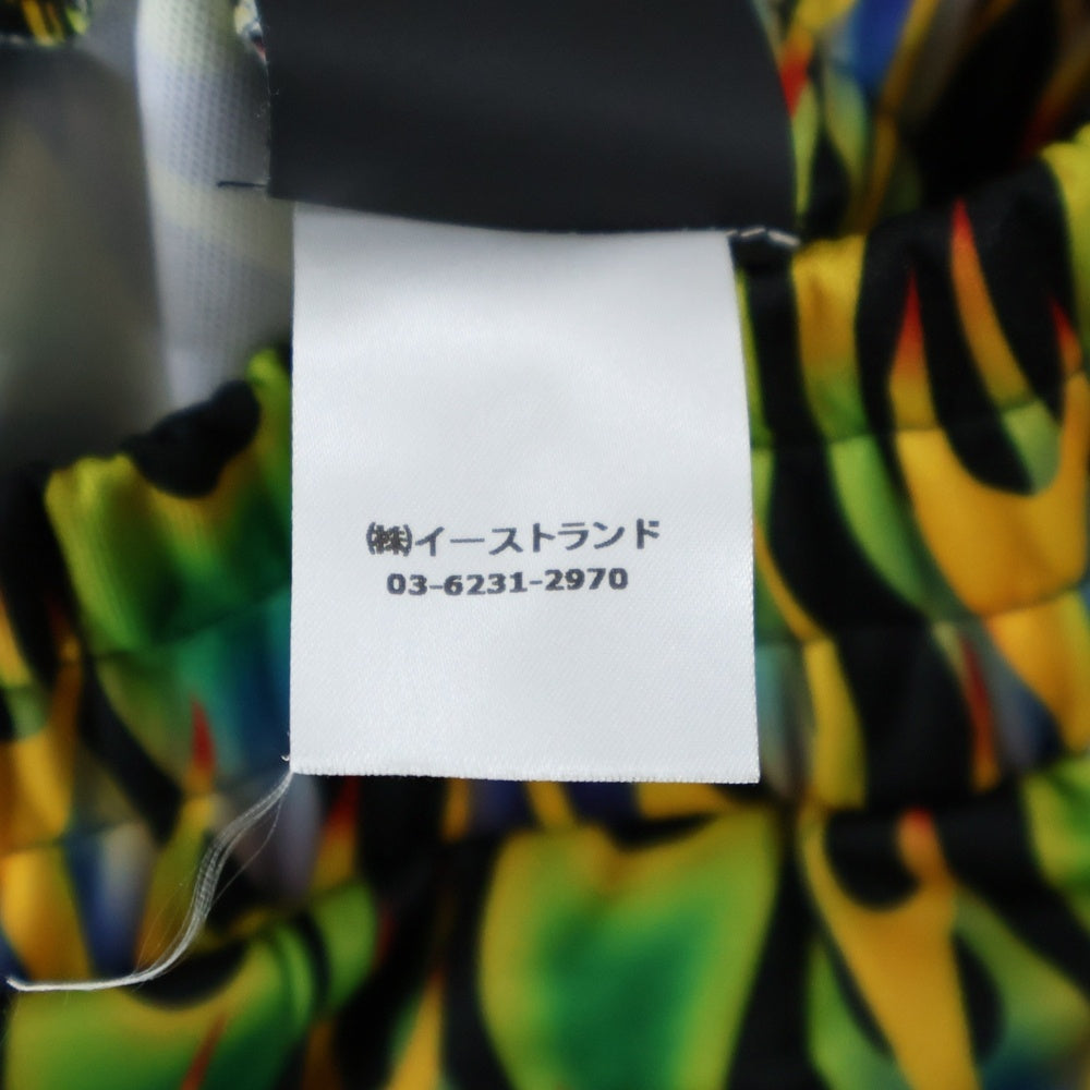 Palm Angels(パームエンジェルス) バーニングフレア柄 サイドライン トラックパンツ グリーン PMCA007S20384046