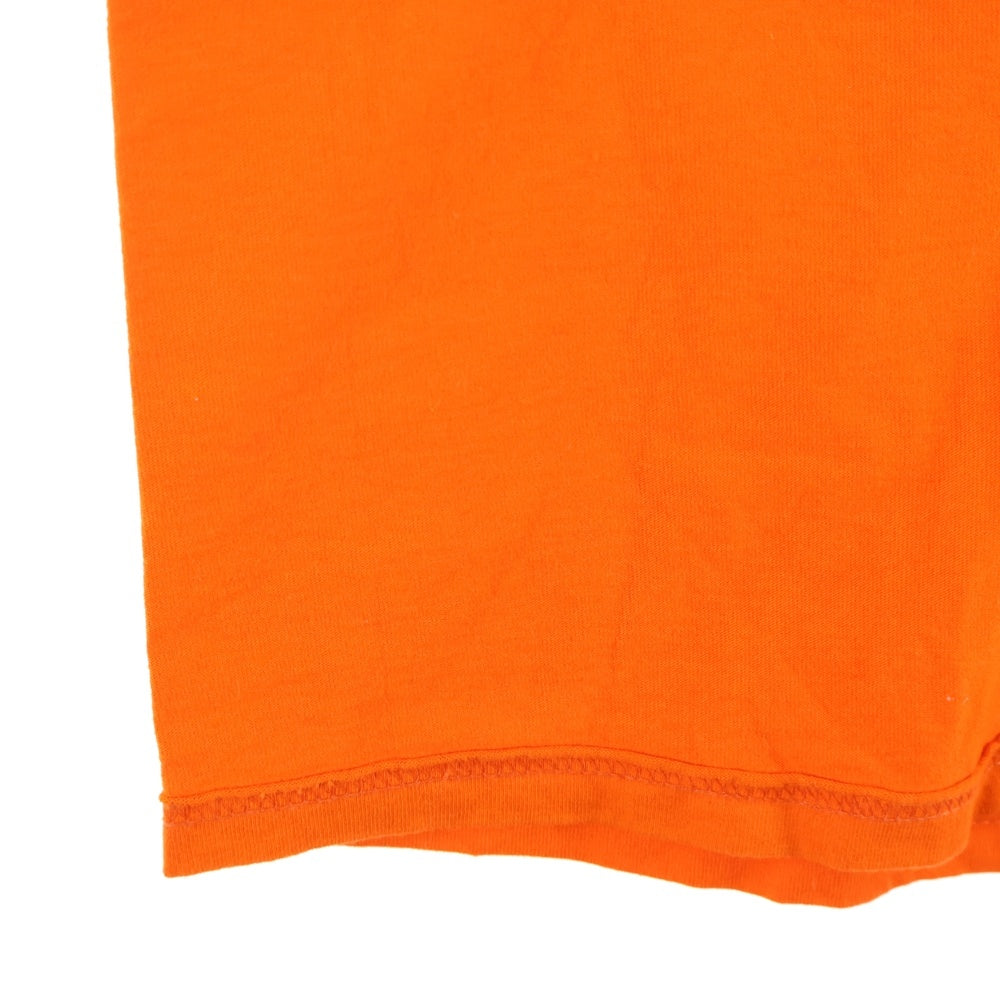 cvtvlist(カタリスト) ×PRO CLUB CTLS プロクラブ 両面プリント クルーネック 半袖Tシャツ カットソー オレンジ