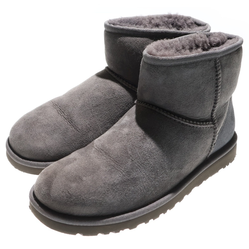 UGG(アグ) CLASSIC MINI クラシック ミニ ムートンブーツ レディース グレー US8/25cm 5854