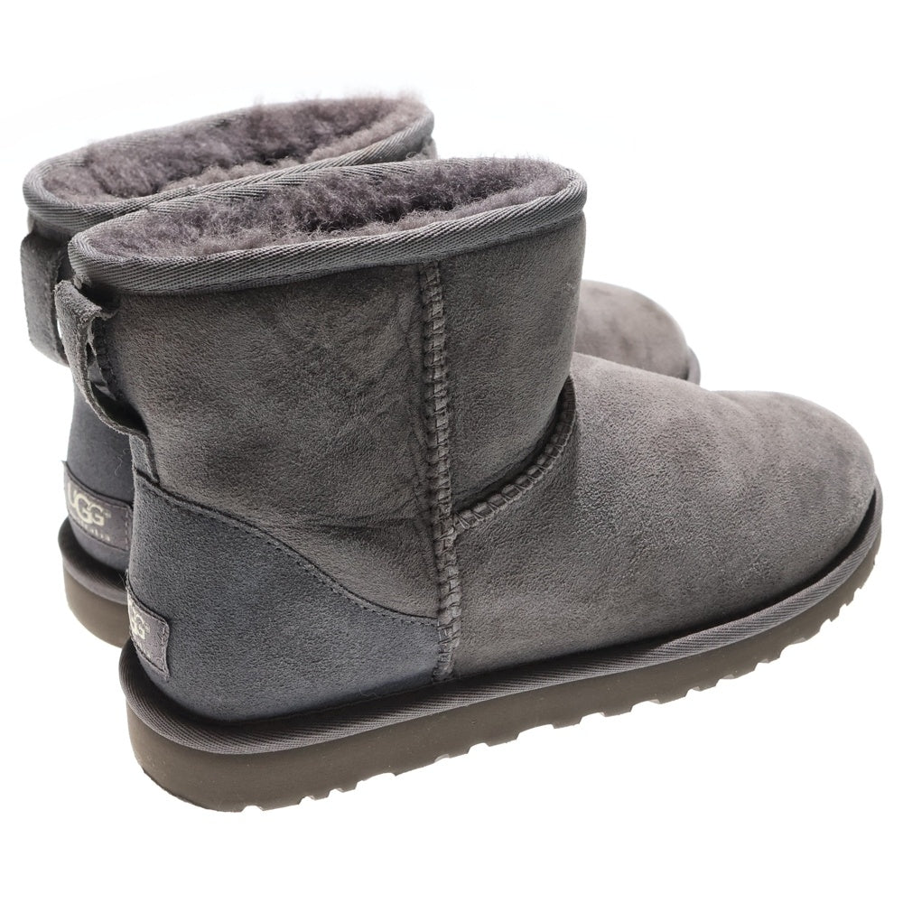 UGG(アグ) CLASSIC MINI クラシック ミニ ムートンブーツ レディース グレー US8/25cm 5854