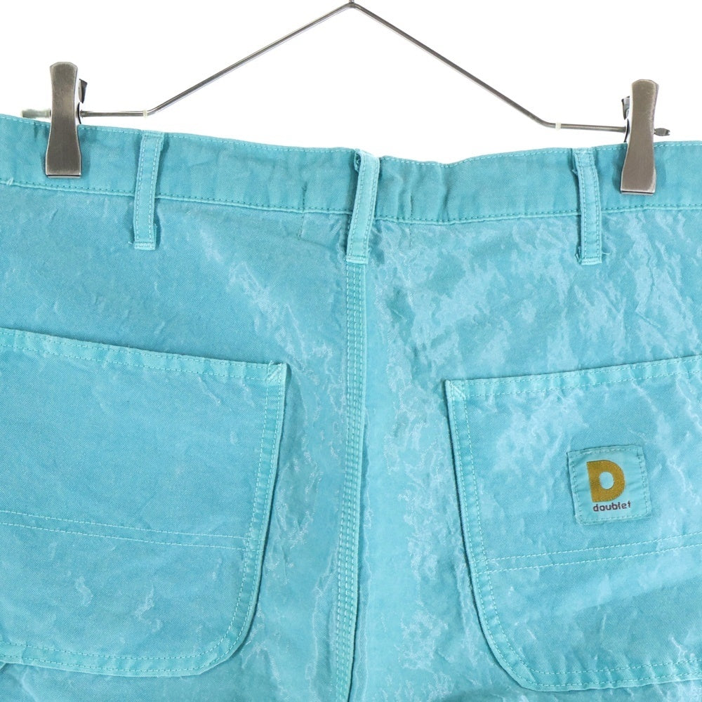 doublet(ダブレット) 23SS PIGMENT DYEING PANTS ピグメントダイイング パンツ ブルー 23SS12PT222