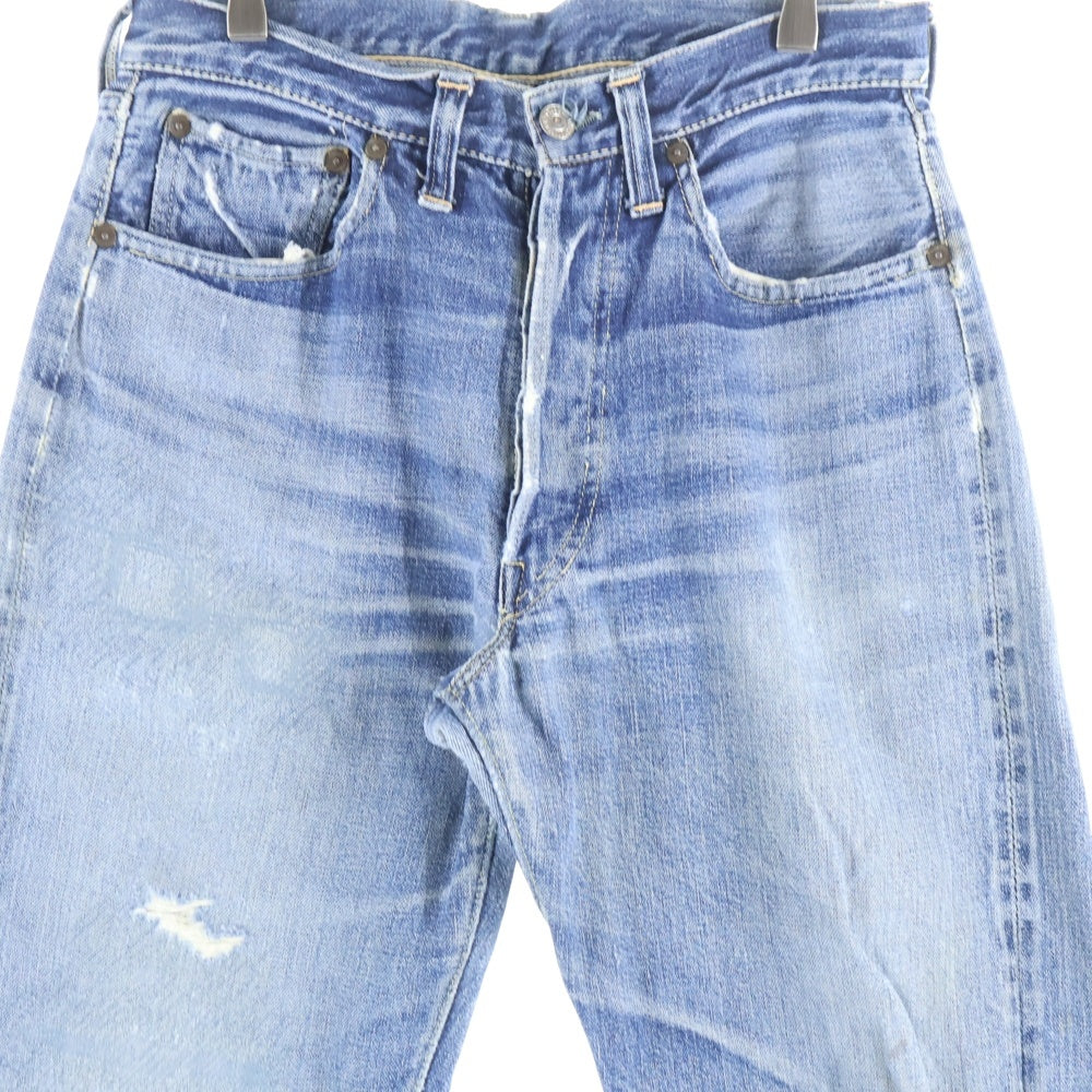 Levi's(リーバイス) 50S VINTAGE 501XX 53model 53モデル ビッグE 両面タブ ボタン裏無 隠しリベット センターセットループ ボタンフライ デニムパンツ インディゴ
