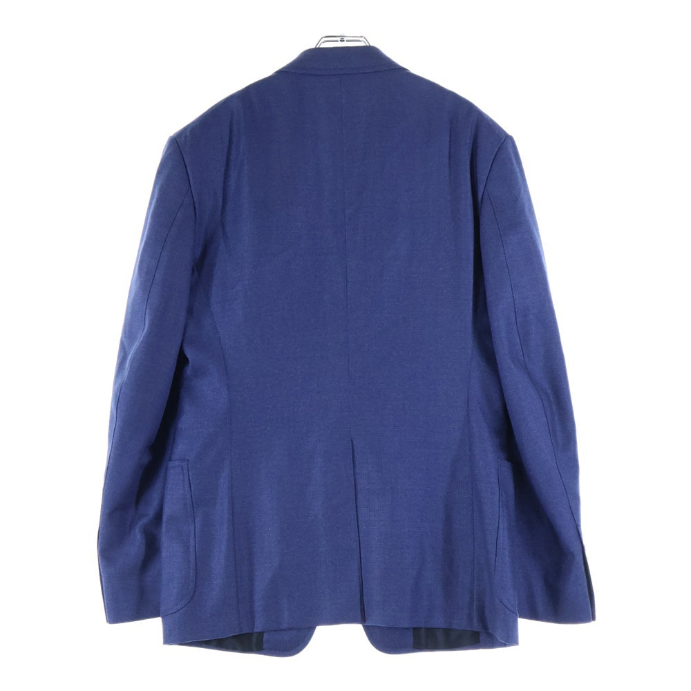 TOM FORD(トムフォード) シルク混 シングルウールテーラードジャケット ブルー 15DD40