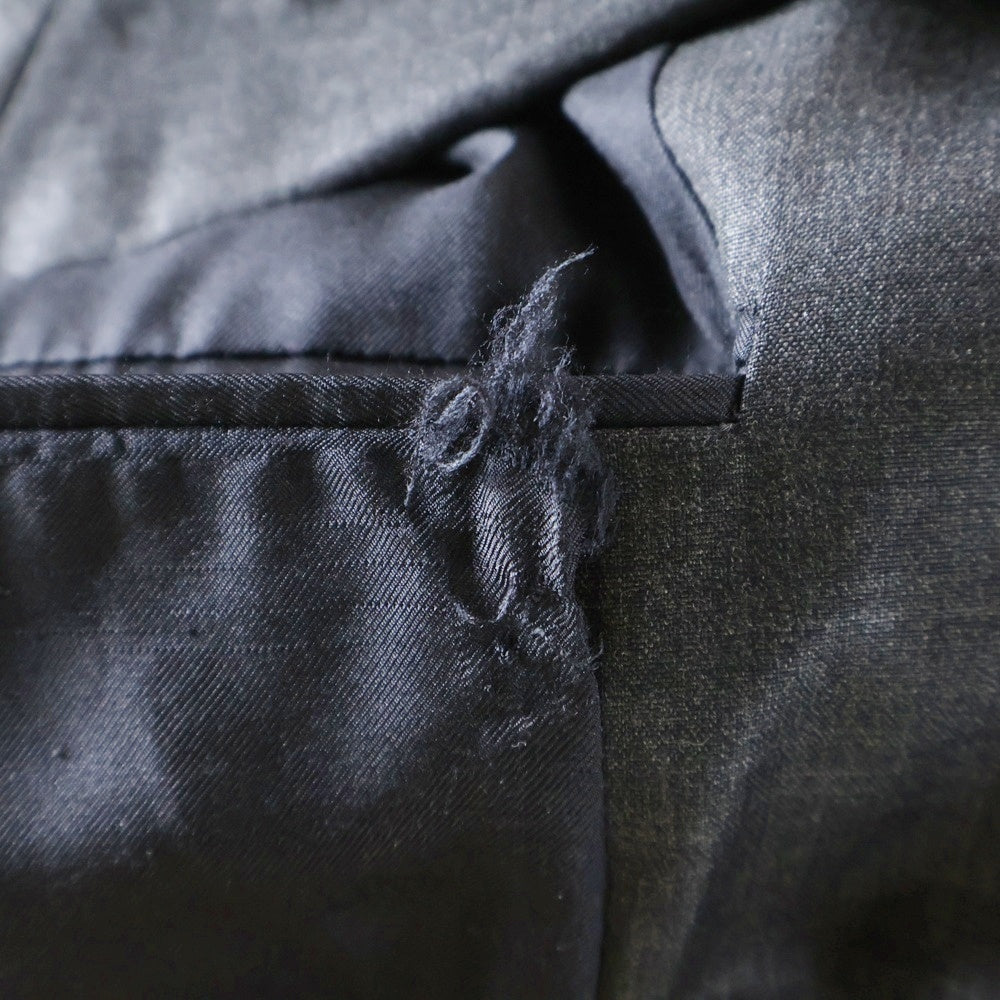 SAINT LAURENT PARIS(サンローランパリ) ウール セットアップスーツ シングルテーラードジャケット テーパードスラックスパンツ ブラック 342060 YM10S