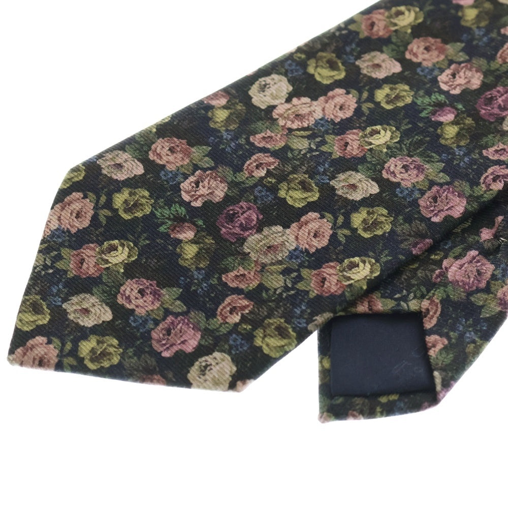 ETRO(エトロ) 花柄 シルク ネクタイ マルチカラー