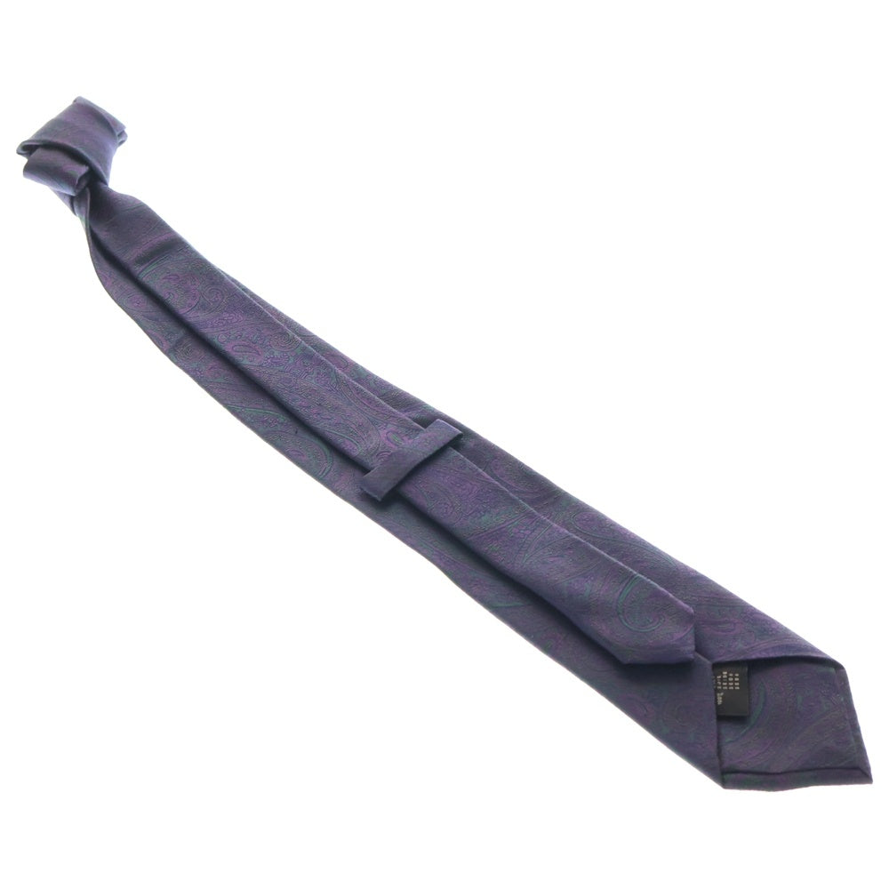 ETRO(エトロ) ペイズリー柄 シルク ネクタイ パープル