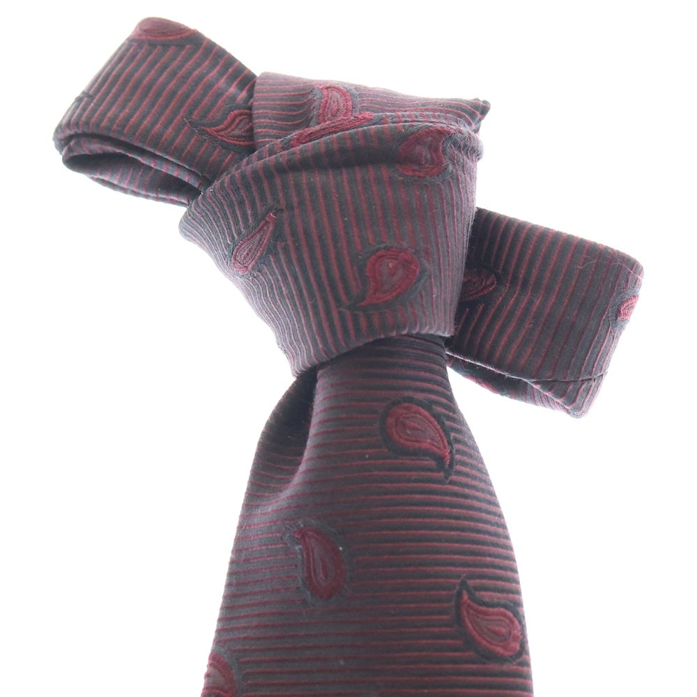 ARMANI COLLEZIONI(アルマーニ コレツィオーニ) 総柄 シルク ネクタイ レッド