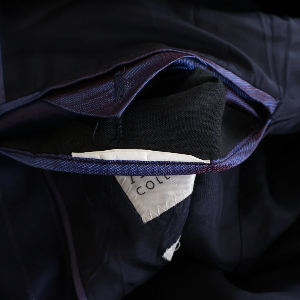 ARMANI COLLEZIONI(アルマーニ コレツィオーニ) ストライプ セットアップスーツ シングルテーラードジャケット スラックスパンツ ネイビー