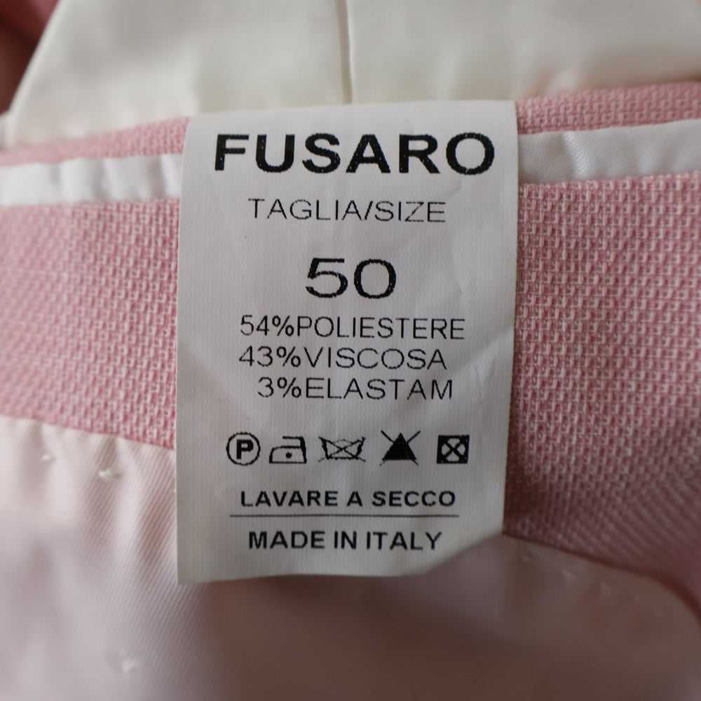 LUIGI FUSARO(ルイジフサロ) 4ポケット シングルテーラードジャケット ピンク