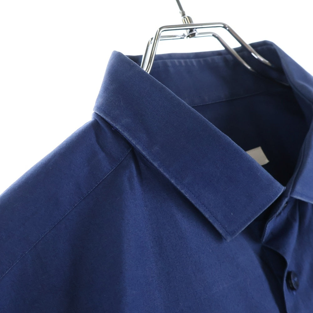 VERSACE(ヴェルサーチ) 0ポケット ロングスリーブ コットンシャツ ブルー