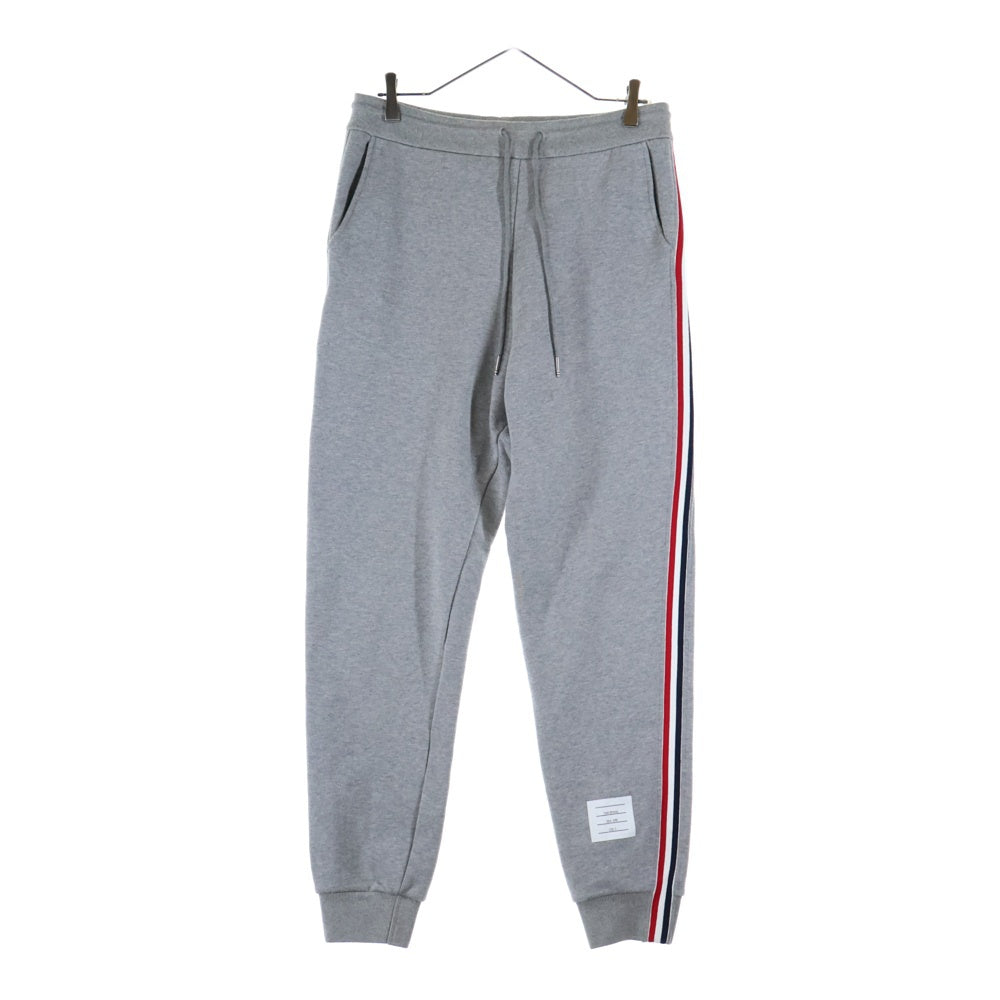 THOM BROWNE(トムブラウン) サイドライン イージースウェットジョガーパンツ グレー MJQ066A-03377055