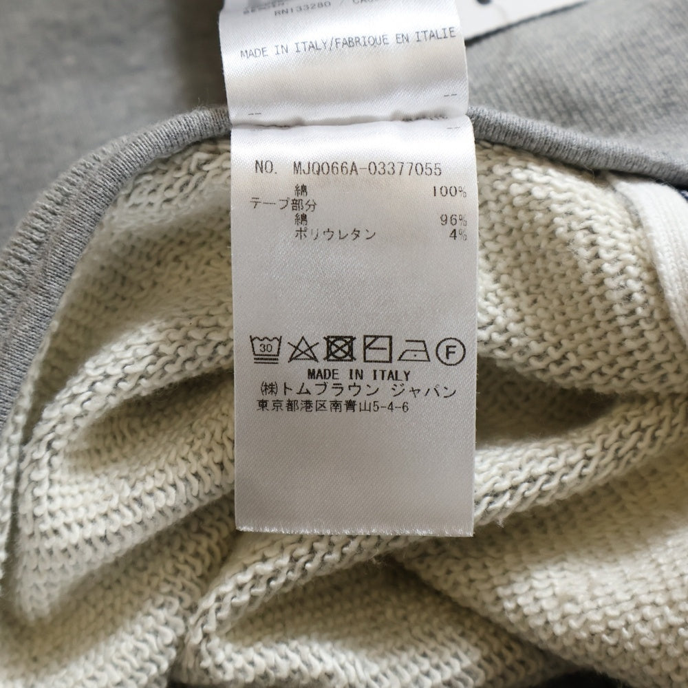 THOM BROWNE(トムブラウン) サイドライン イージースウェットジョガーパンツ グレー MJQ066A-03377055