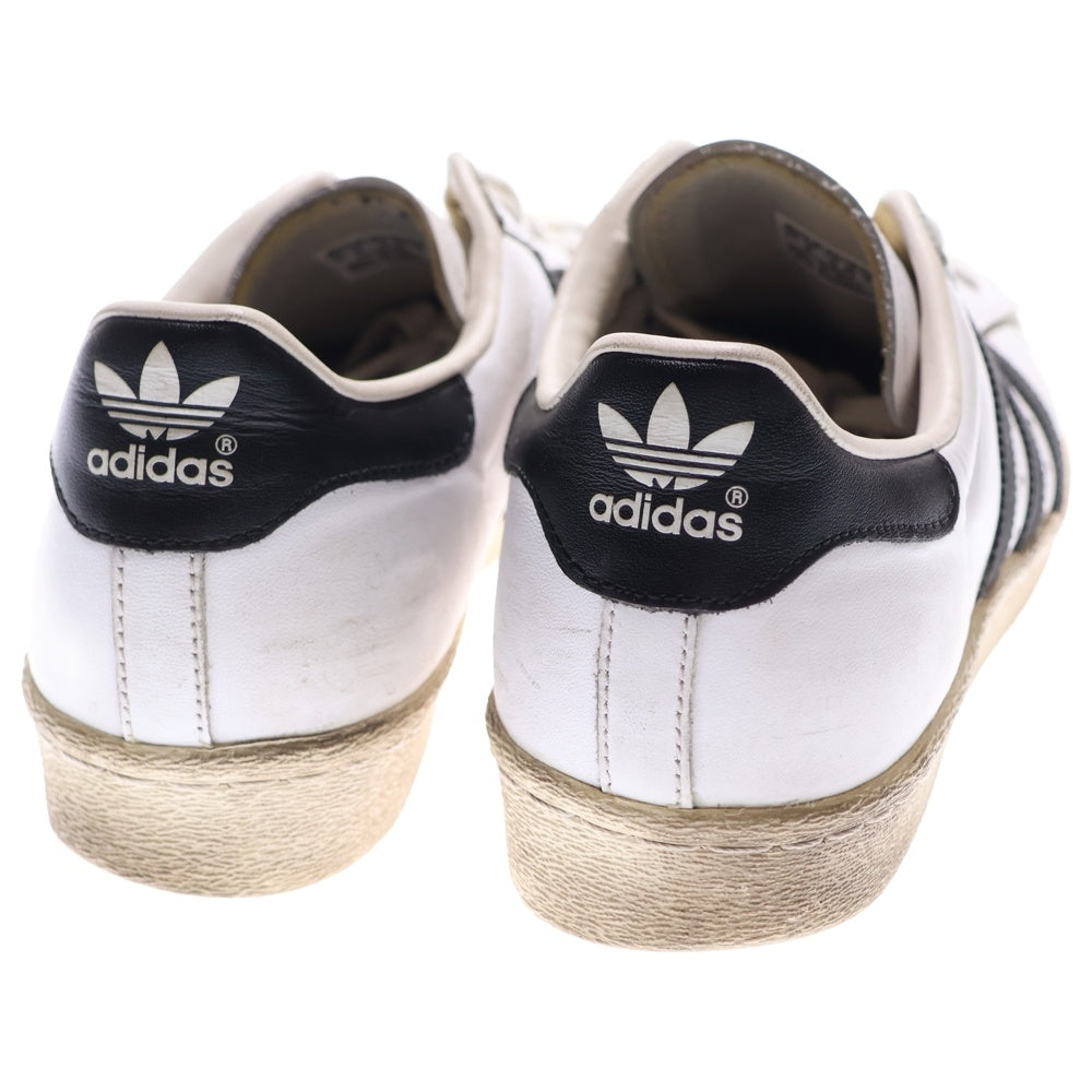 adidas(アディダス) SUPER STAR 80S スーパースター ローカットスニーカー ホワイト/ブラック US8.5/26.5cm G61070