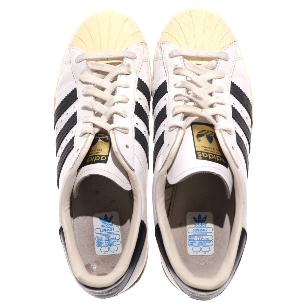 adidas(アディダス) SUPER STAR 80S スーパースター ローカットスニーカー ホワイト/ブラック US8.5/26.5cm G61070