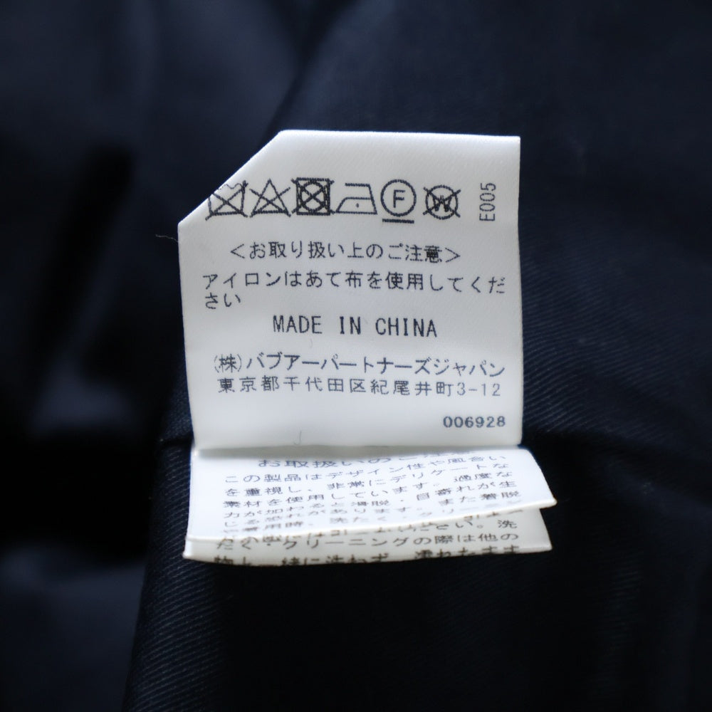 Barbour(バブアー) ウィンドウペンチェック ジップアップ ウール コート ネイビー 232MCAG009