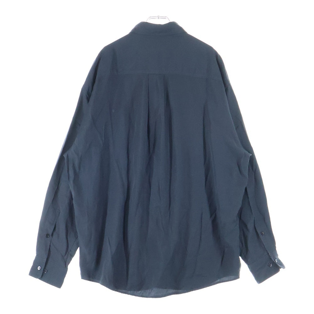 LEMAIRE(ルメール) RELAXED SHIRT リラックスシャツ リヨセル長袖ボタンシャツ ブラック SH1039 LF1126