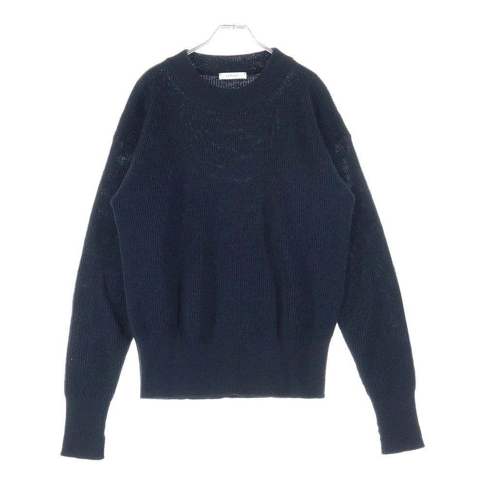 LEMAIRE(ルメール) BOXY ROUND NECK SWEATER ボックスラウンドネック ウールニットセーター ブラック TO1419 LK1042