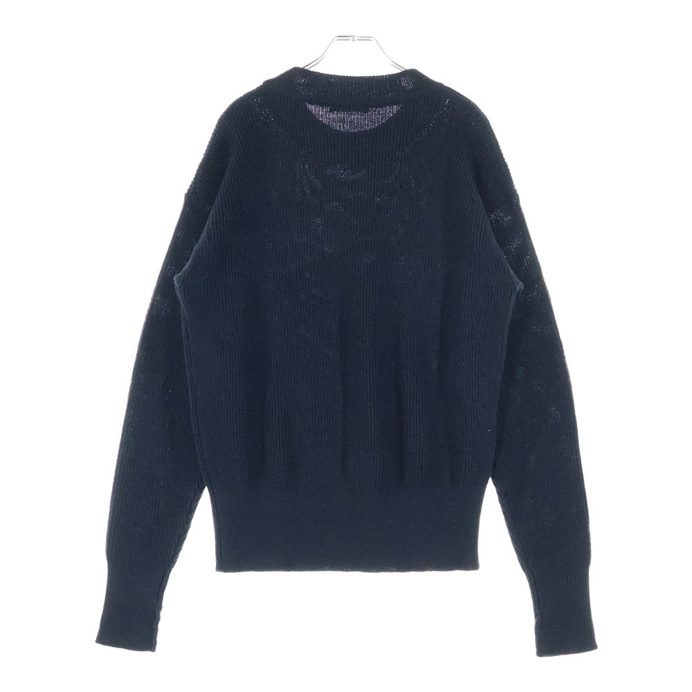 LEMAIRE(ルメール) BOXY ROUND NECK SWEATER ボックスラウンドネック ウールニットセーター ブラック TO1419 LK1042