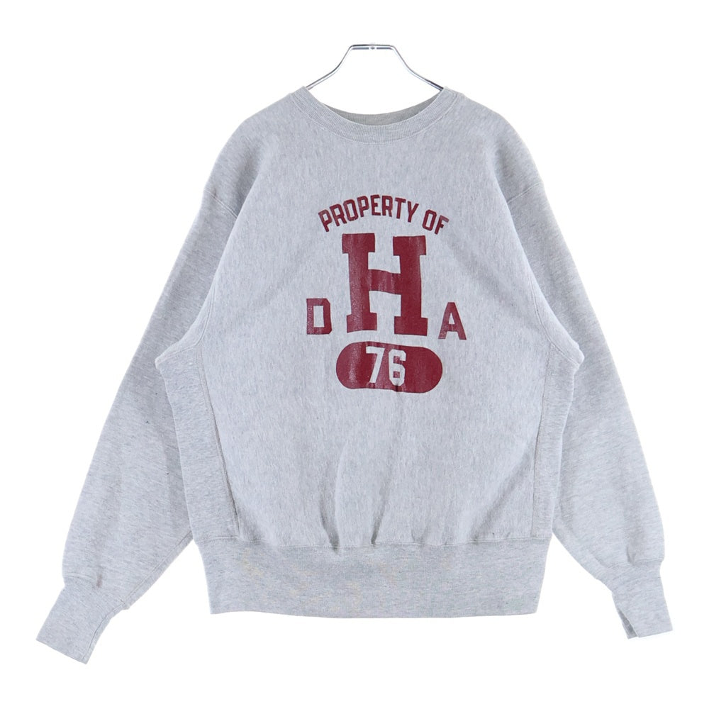 CHAMPION(チャンピオン) 70S VINTAGE REVERSE WEAVE DHA ヴィンテージ リバースウィーブ USA製 単色タグ スウェットトレーナー グレー