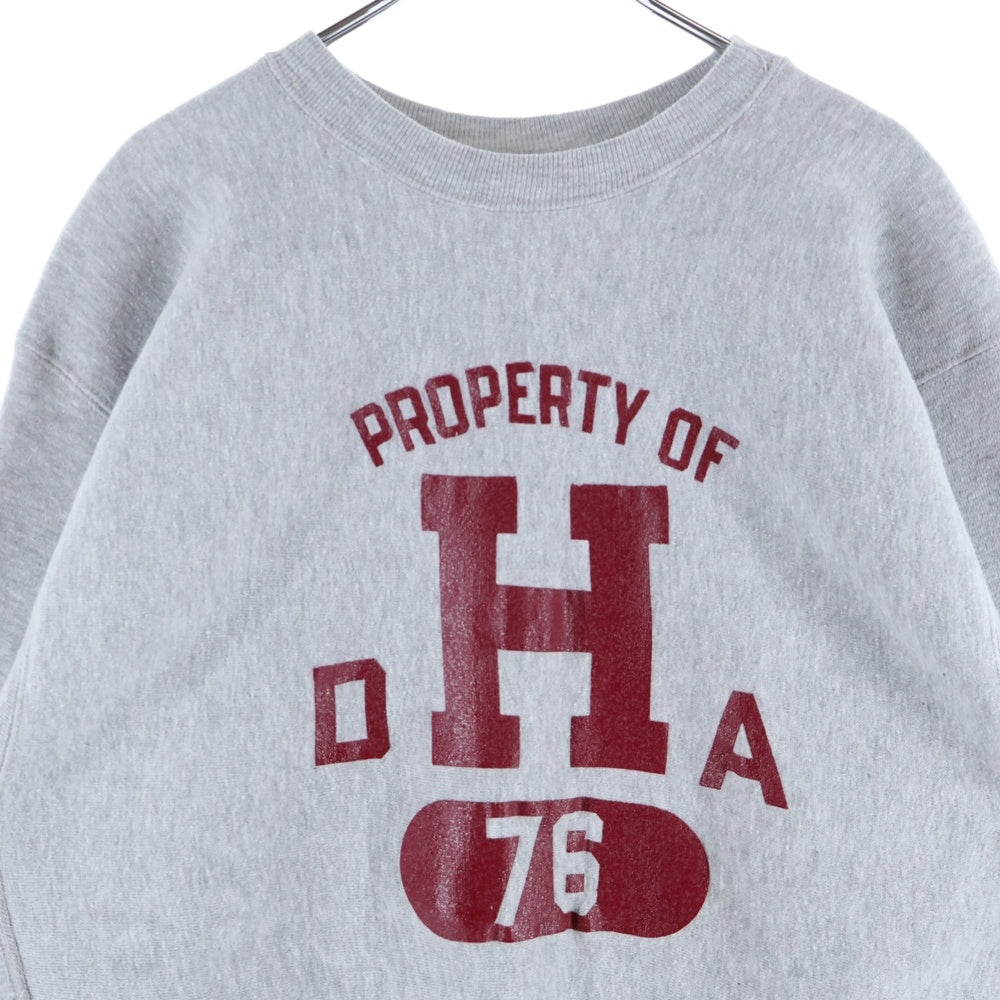 CHAMPION(チャンピオン) 70S VINTAGE REVERSE WEAVE DHA ヴィンテージ リバースウィーブ USA製 単色タグ スウェットトレーナー グレー