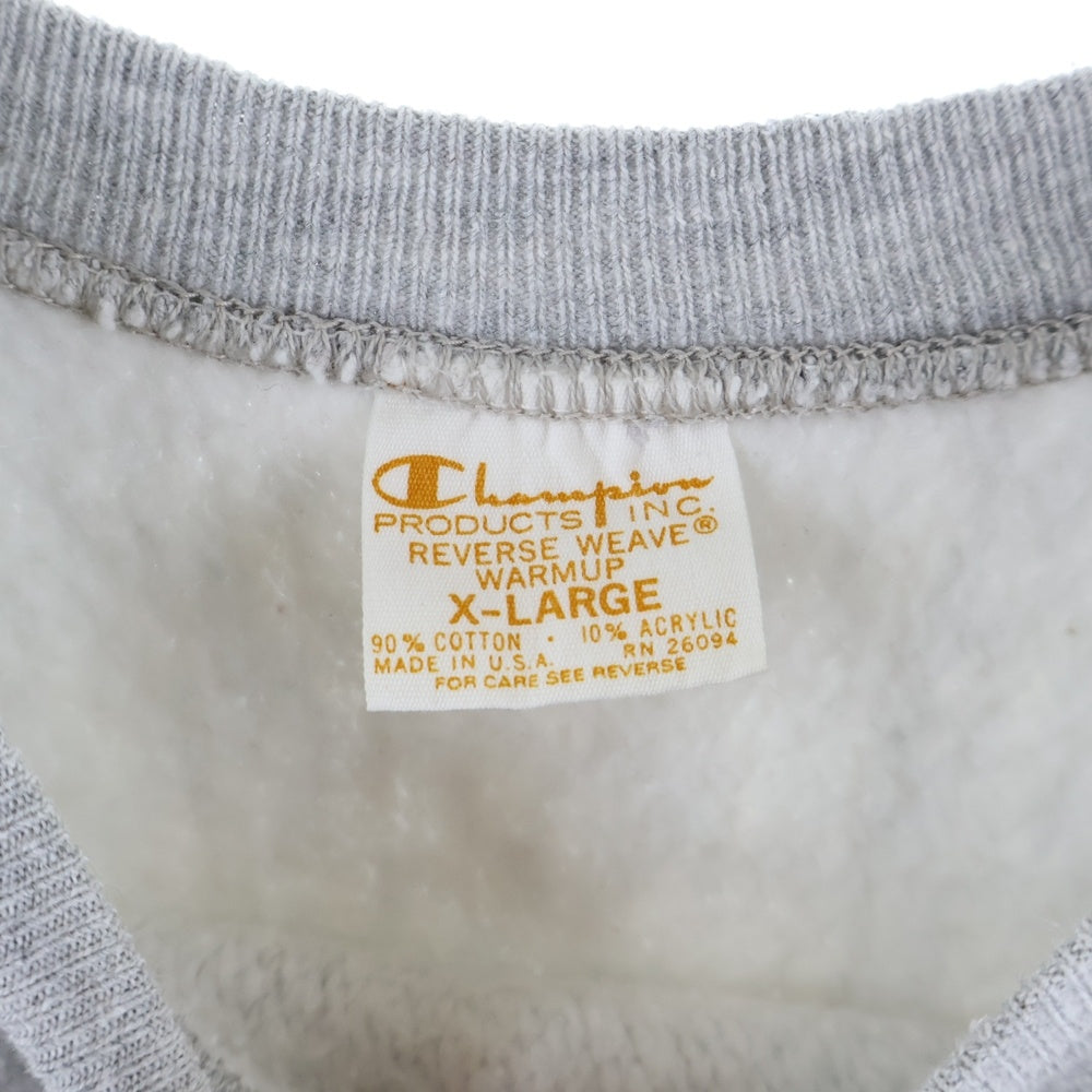 CHAMPION(チャンピオン) 70S VINTAGE REVERSE WEAVE DHA ヴィンテージ リバースウィーブ USA製 単色タグ スウェットトレーナー グレー