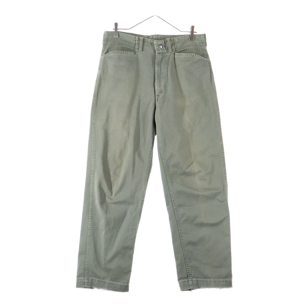 VINTAGE(ヴィンテージ) 60S FRISKO JEENS BY CAN'T BUST'EM ヴィンテージ フリスコジーンズ コットンツイル ジップフライワークパンツ カーキ