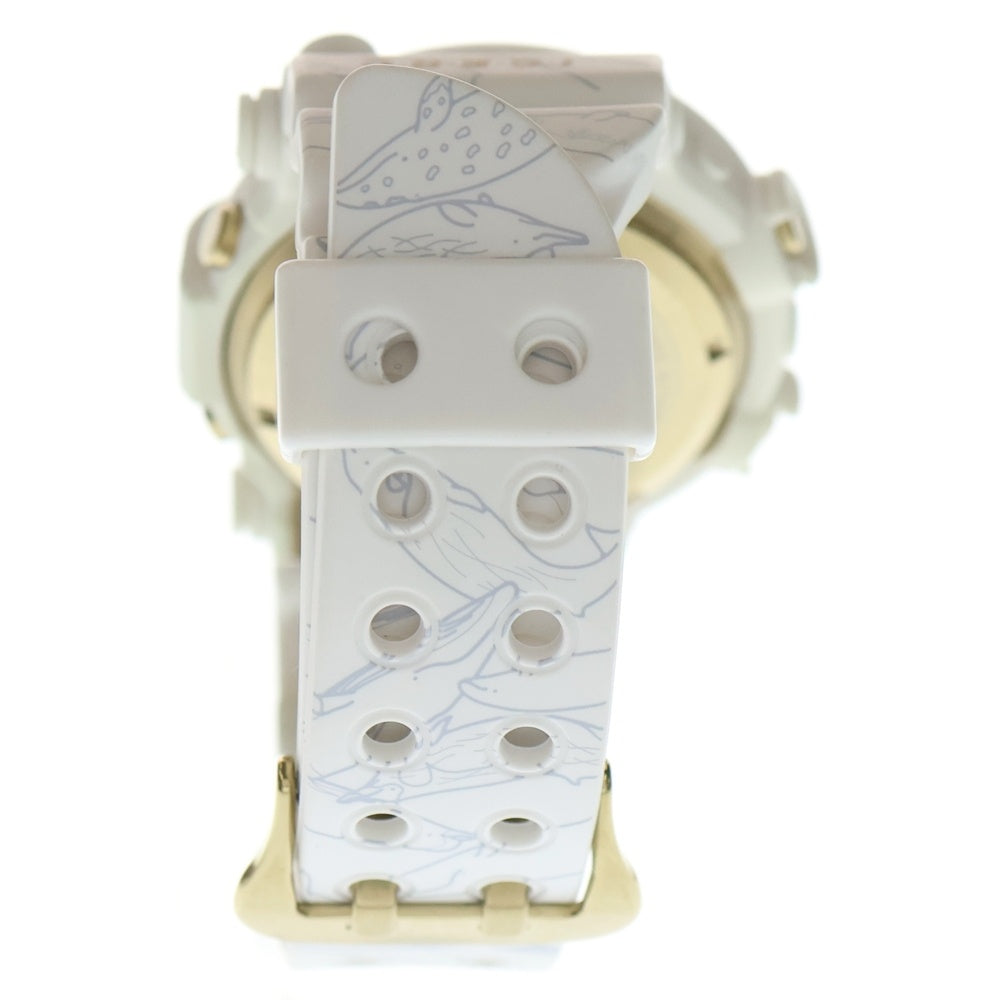 CASIO G-SHOCK(カシオ ジーショック) ×ICERC Japan FROGMAN フロッグマン 30周年モデル ゴールド文字盤 腕時計 ホワイト/ゴールド GW-8201K-7JK