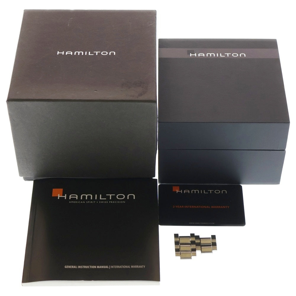 HAMILTON(ハミルトン) KHAKI NAVY SCUBA AUTO カーキ ネイビー スキューバオート ブラック文字盤 自動巻 腕時計 シルバー/ブラック H82335131